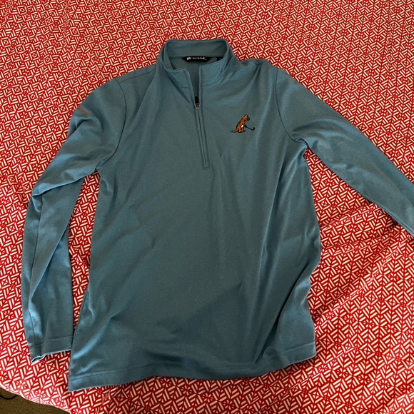 Travis Mathew Blue Long Sleeve Pullover - Picture 1 of 4